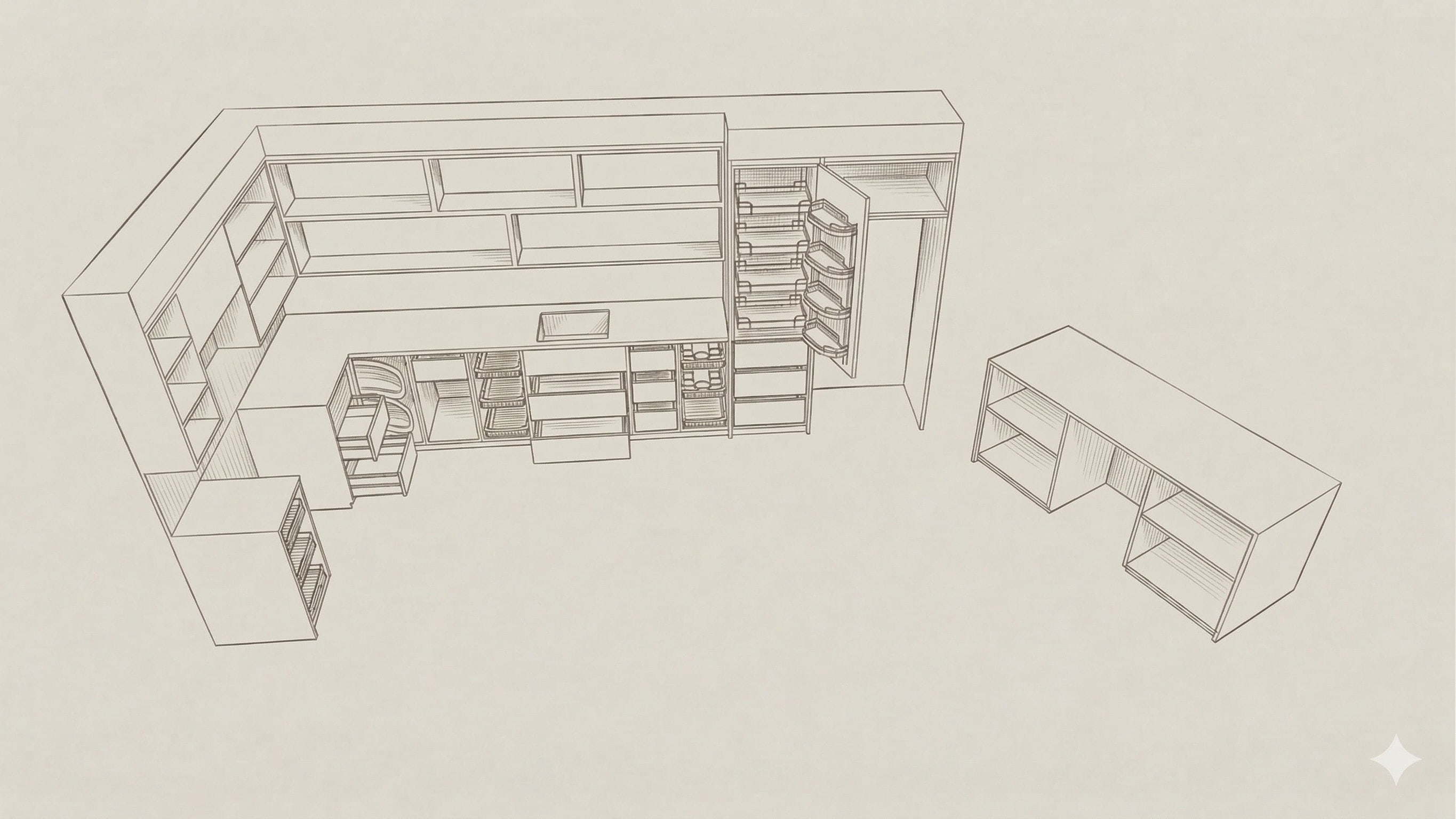 Kitchen Layout Skeleton